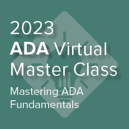 2023 ADA Virtual Master Class Logo